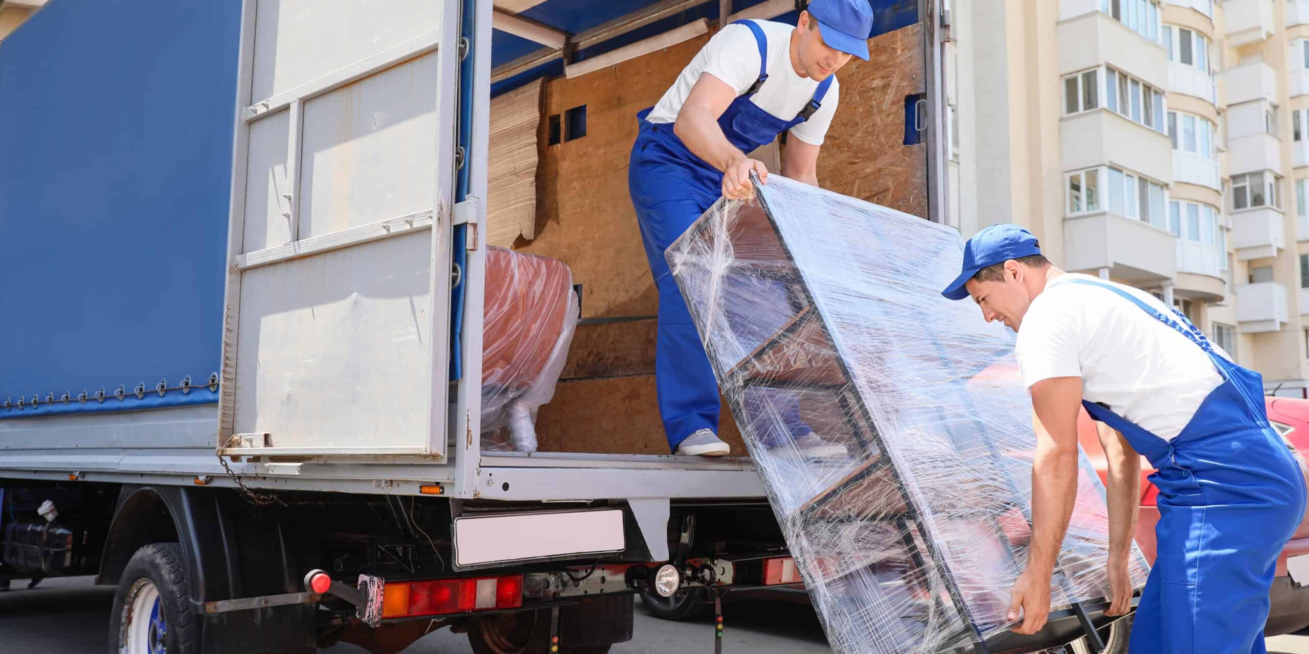 بارگیری اصولی اثاثیه داخل کامیونت